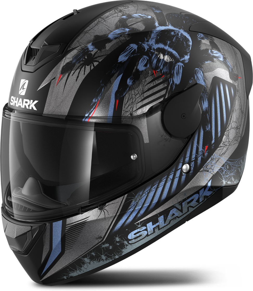 Shark Casco Integrale  D-Skwal 2 Atraxx Nero-Antracite-Blu