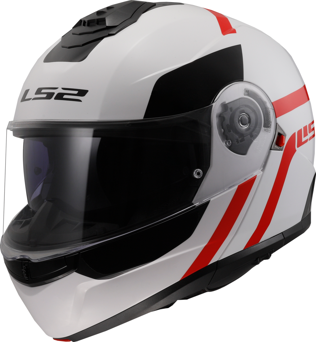 LS2 Casco Jet  FF908 Strobe II Autox Bianco-Rosso