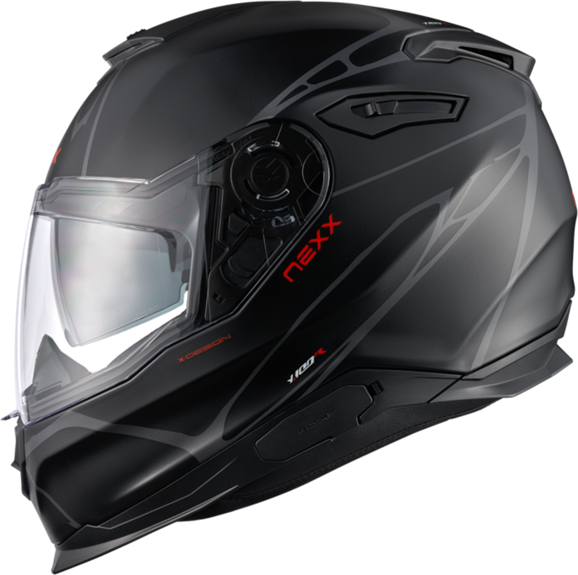 Nexx Casco Integrale  Y.100 B-Side Nero-Grigio MT