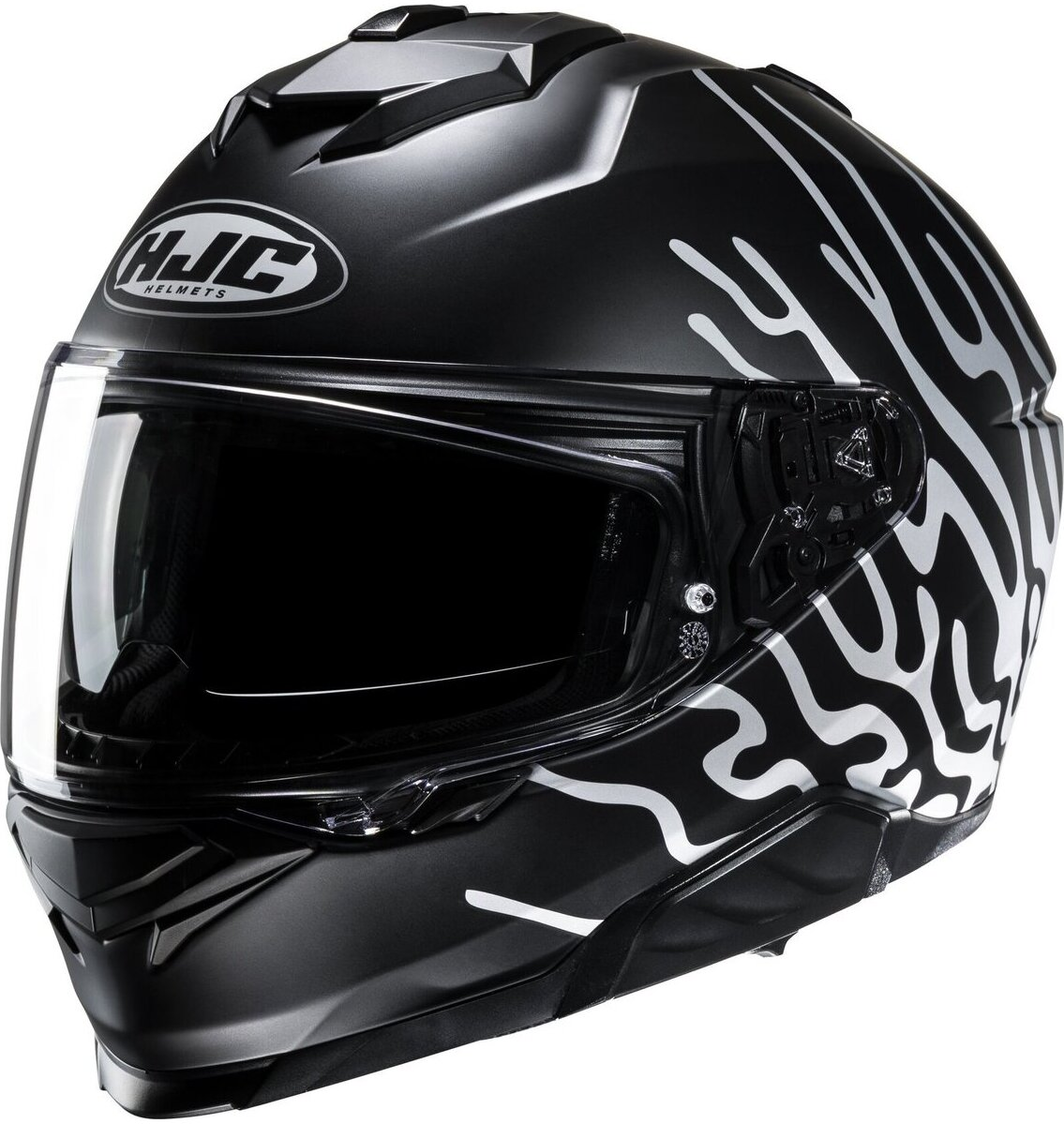 HJC Casco Integrale  i71 Celos MC5SF Flat Nero-Bianco