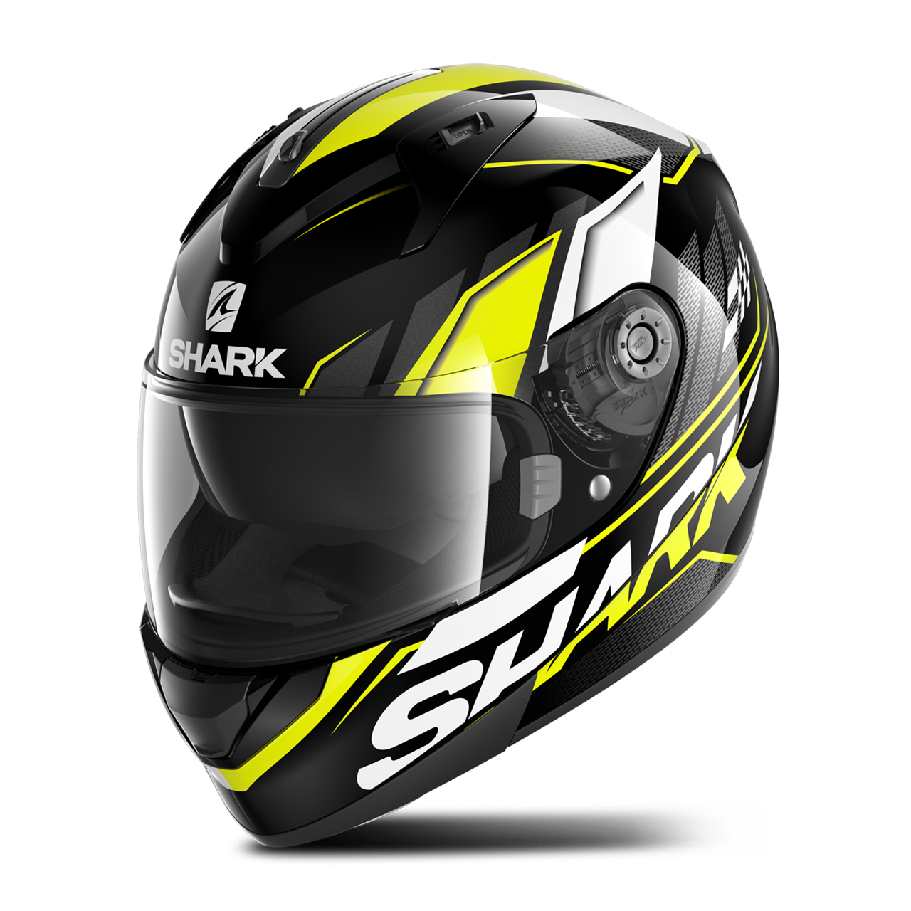 Shark Casco Integrale  Ridill 1.2 Phaz Nero-Giallo-Bianco