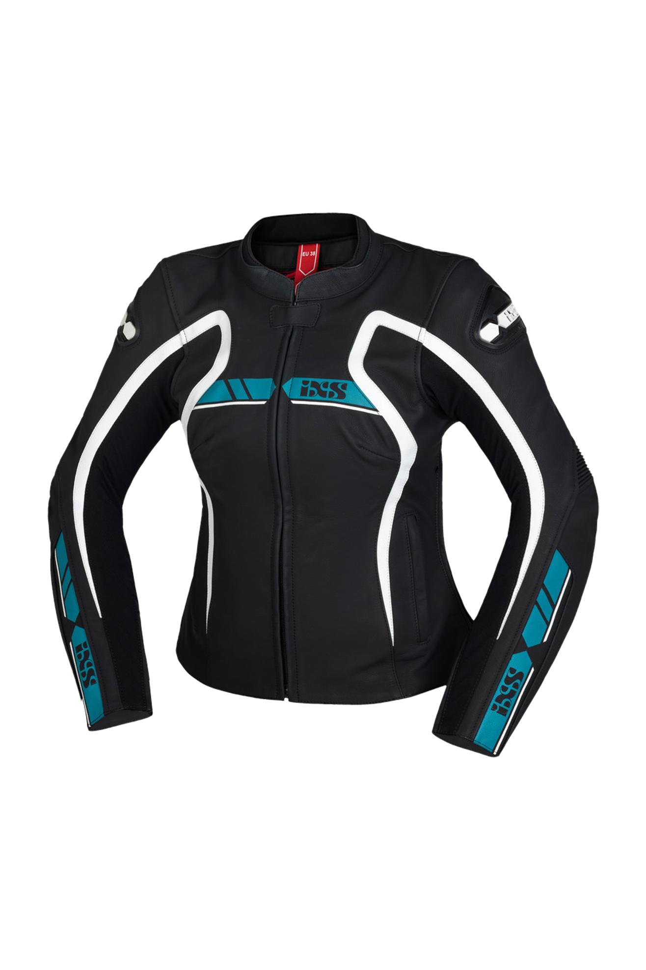 iXS Giacca Moto Donna  Sport RS-600 1.0 Nero-Turchese