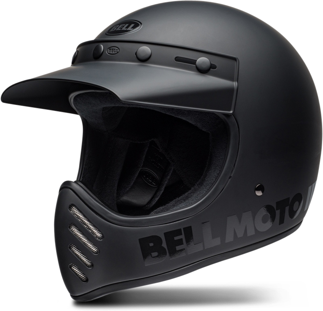 BELL Casco Integrale  Moto-3 Classic Nero