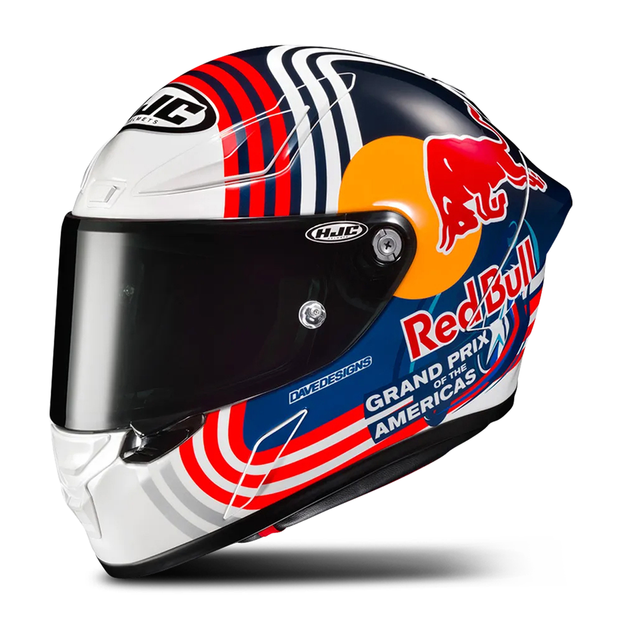 HJC Casco Integrale  RPHA 1 Red Bull Austin GP Bianco-Blu