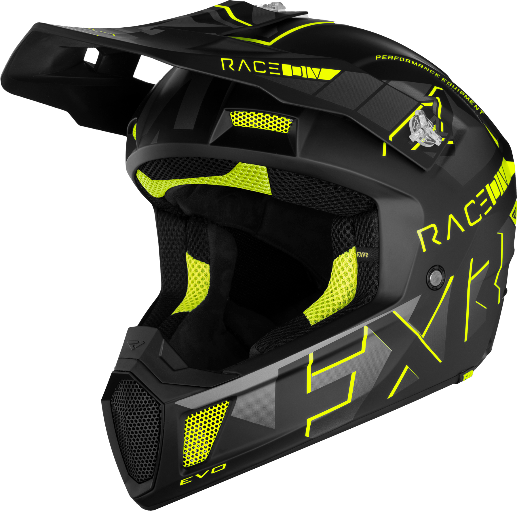 FXR Casco Cross  Clutch Evo Fluo