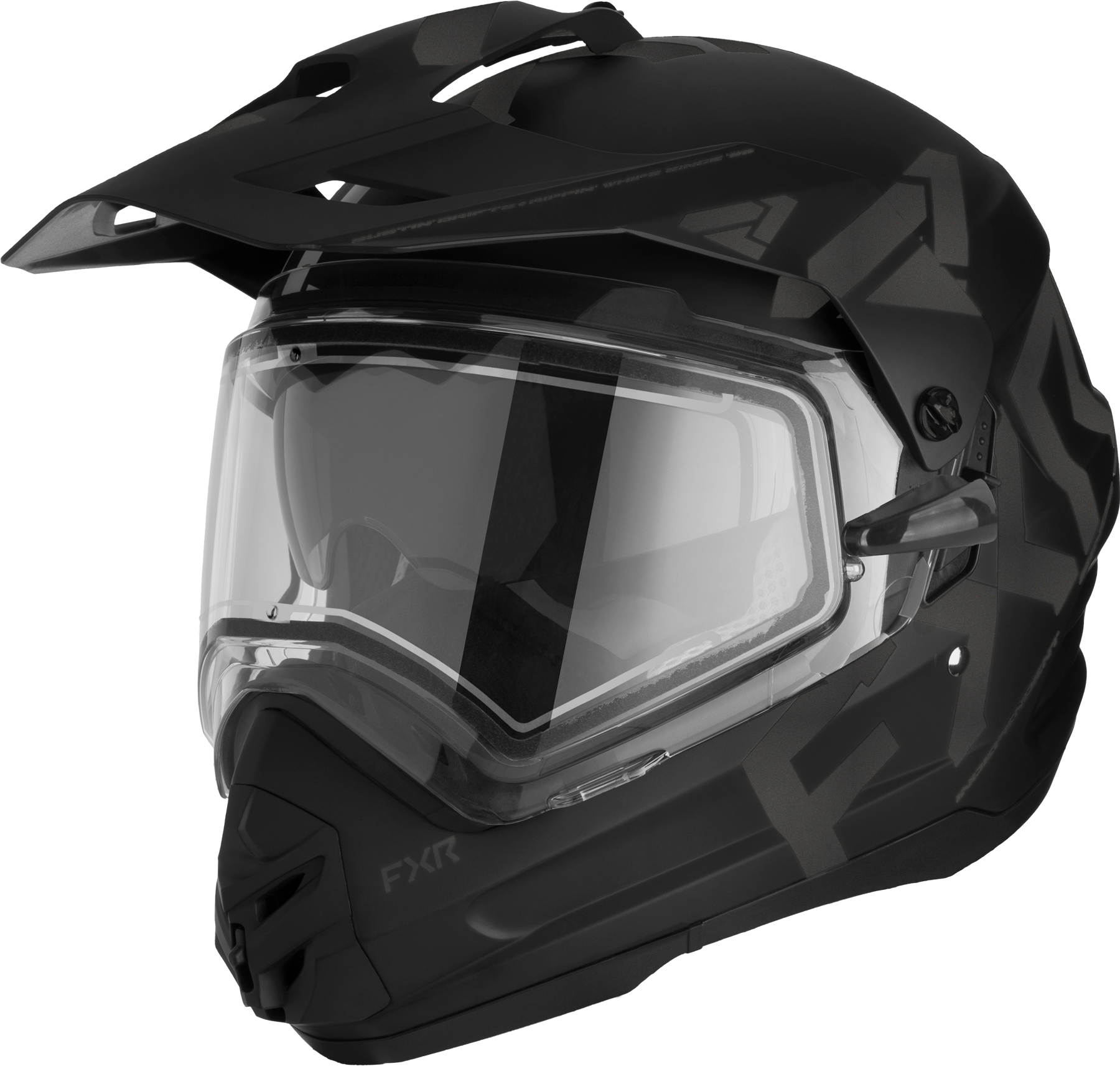 FXR Casco Cross  Torque X Team Visiera Elettrica Black Ops