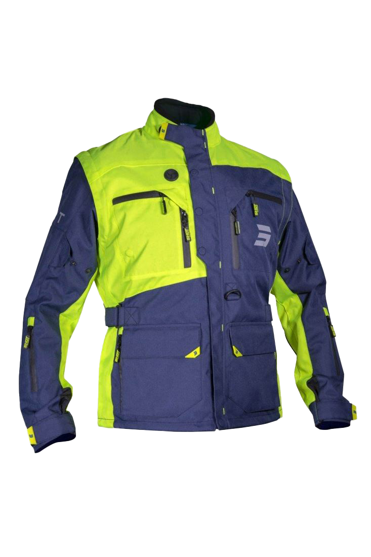 Shot Race Gear Giacca Enduro Shot Racetech Blu-Giallo Neon