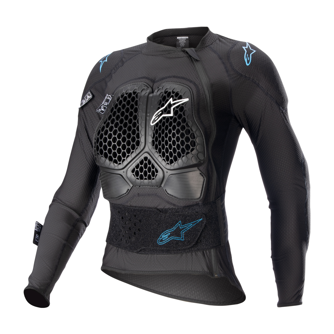 Alpinestars Giacca Protettiva Donna  Stella Bionic Action V2 Nero-Ciano