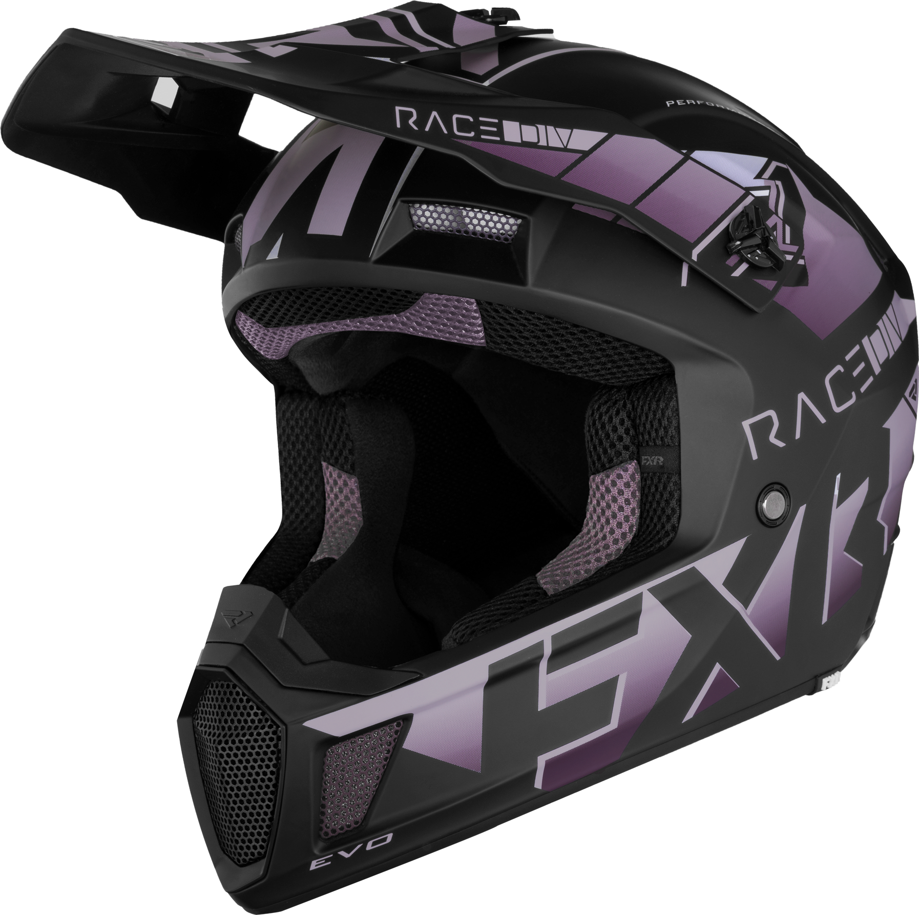 FXR Casco Cross  Clutch Evo Uva