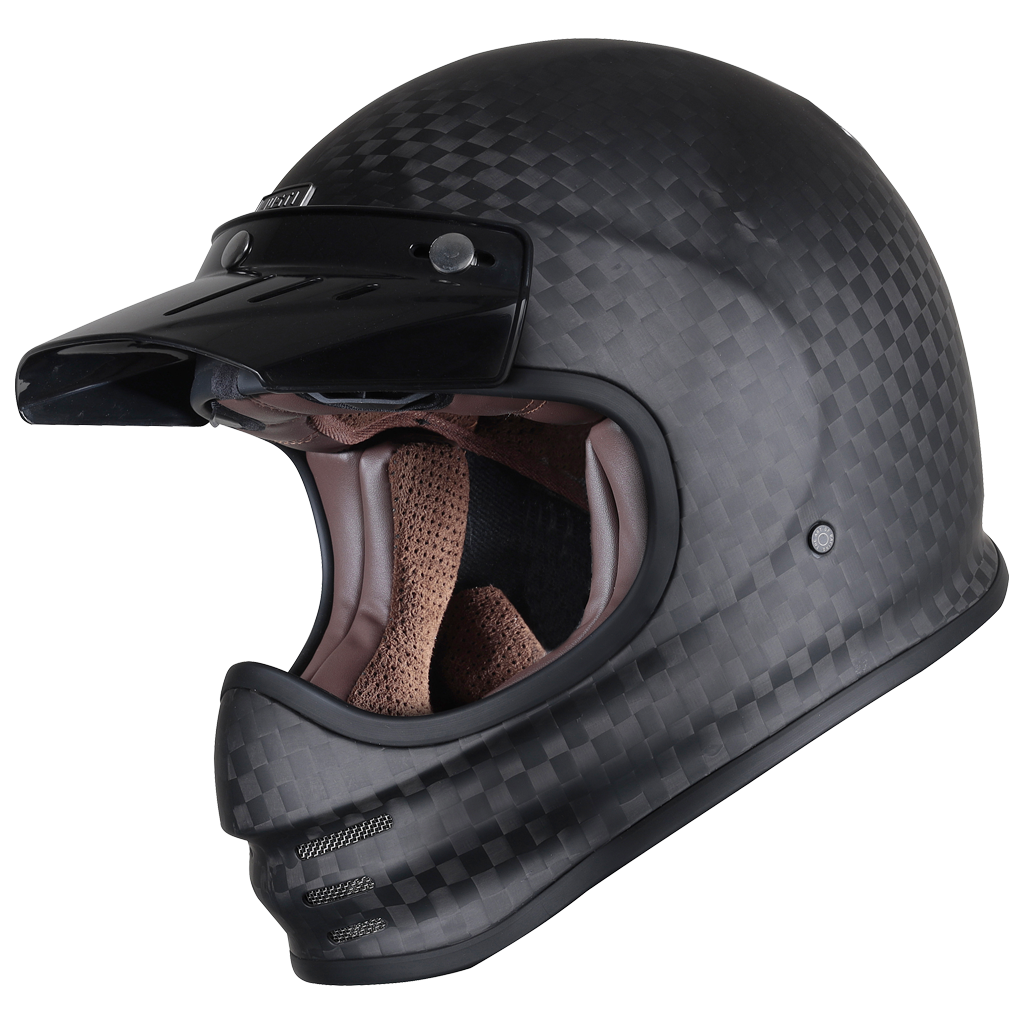 Just1 Casco Cross  J-Storm Solid Carbonio