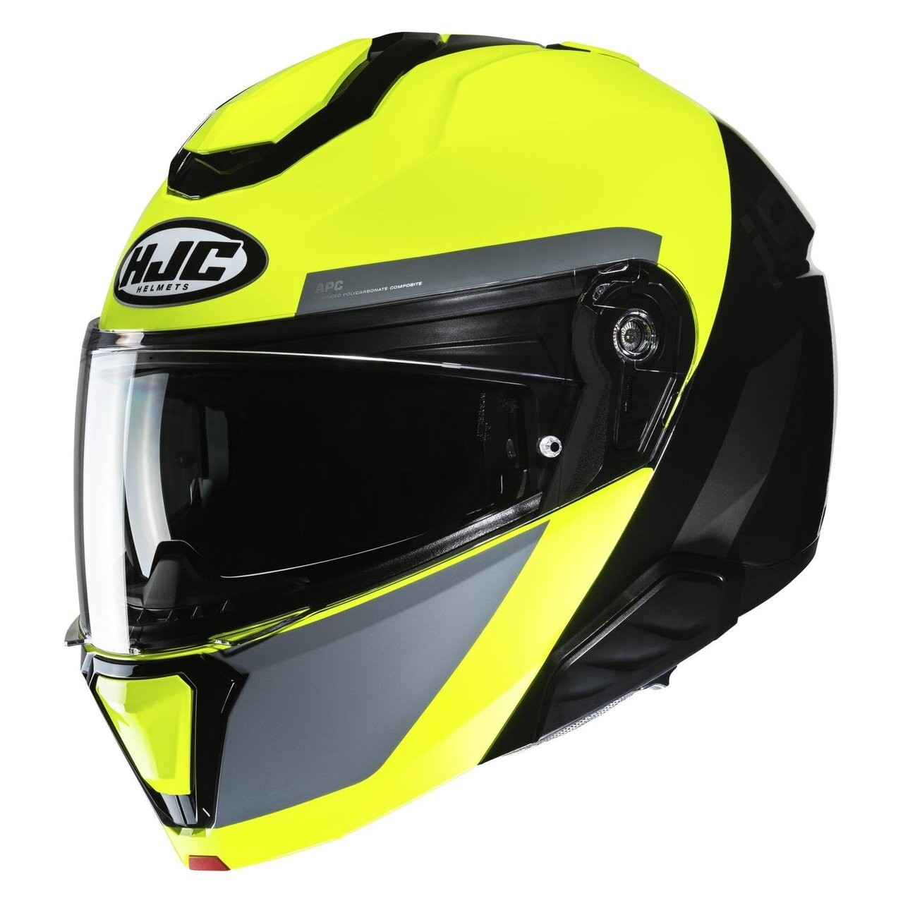 HJC Casco Modulare  i91 Bina MC3H Nero-Giallo Fluo