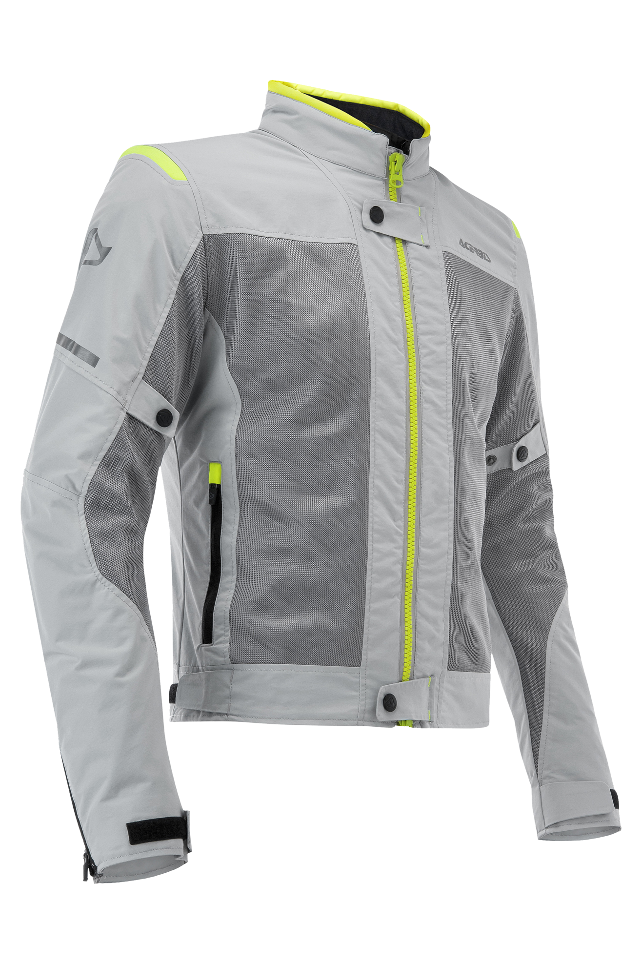 Acerbis Giacca Moto  Ramsey Vented Grigio-Giallo