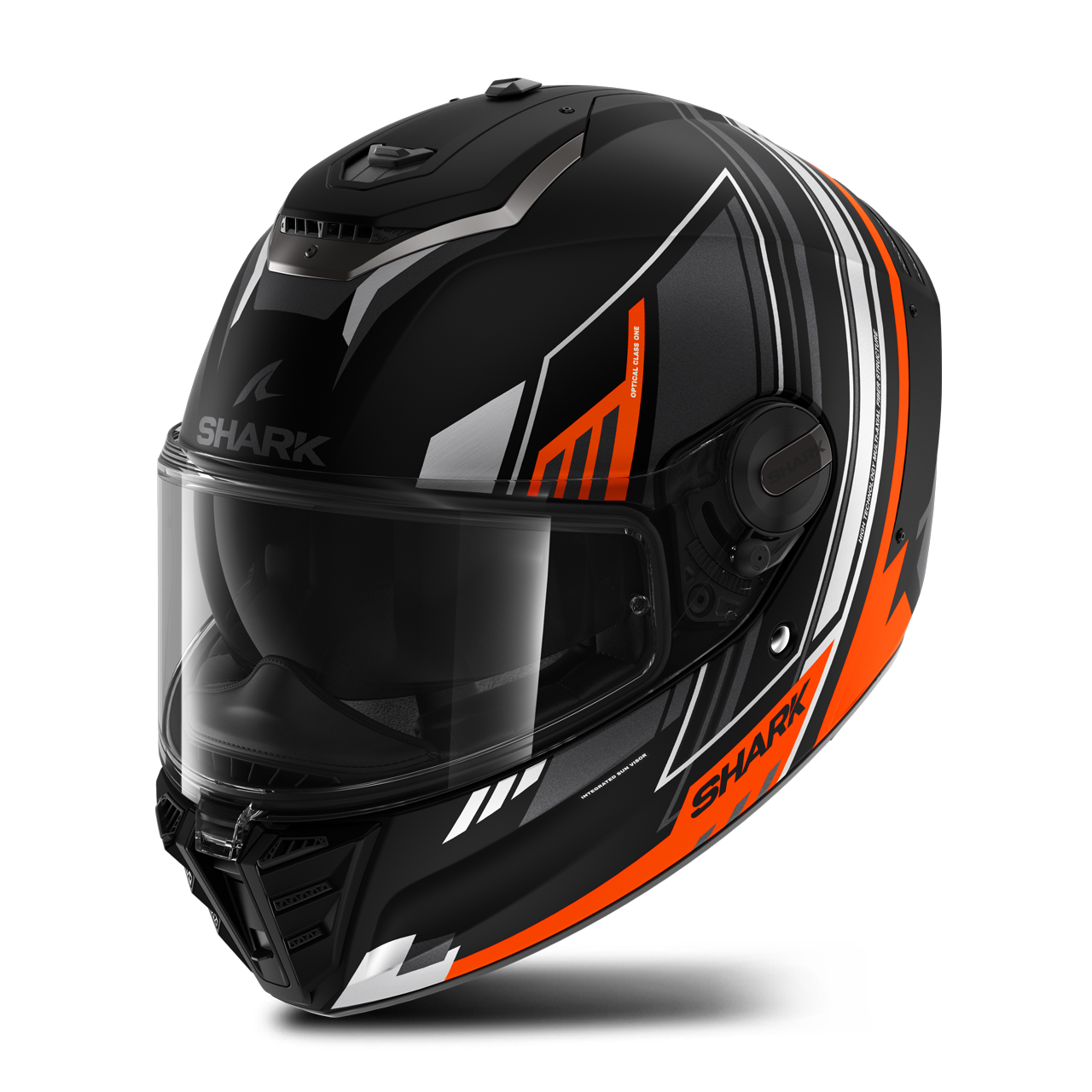 Shark Casco Integrale  Spartan RS Byrhon Nero-Arancio Chrome