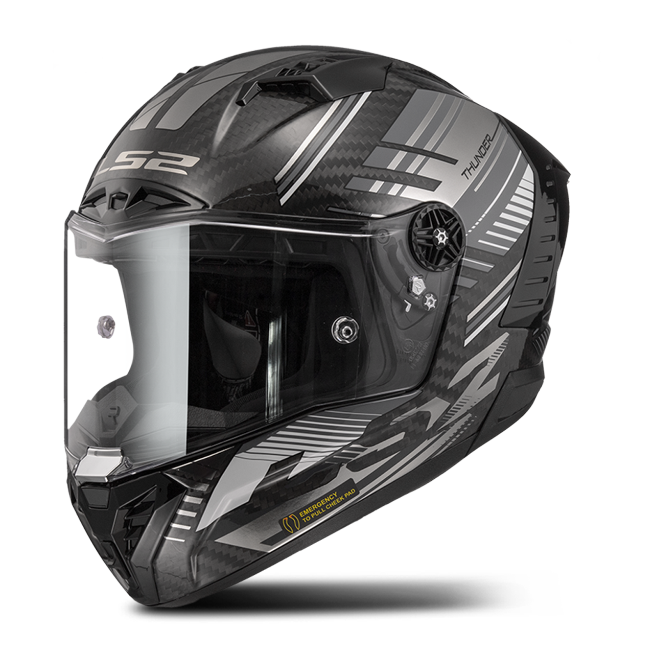 LS2 Casco Integrale  FF805 THUNDER C VOLT Nero-Grigio