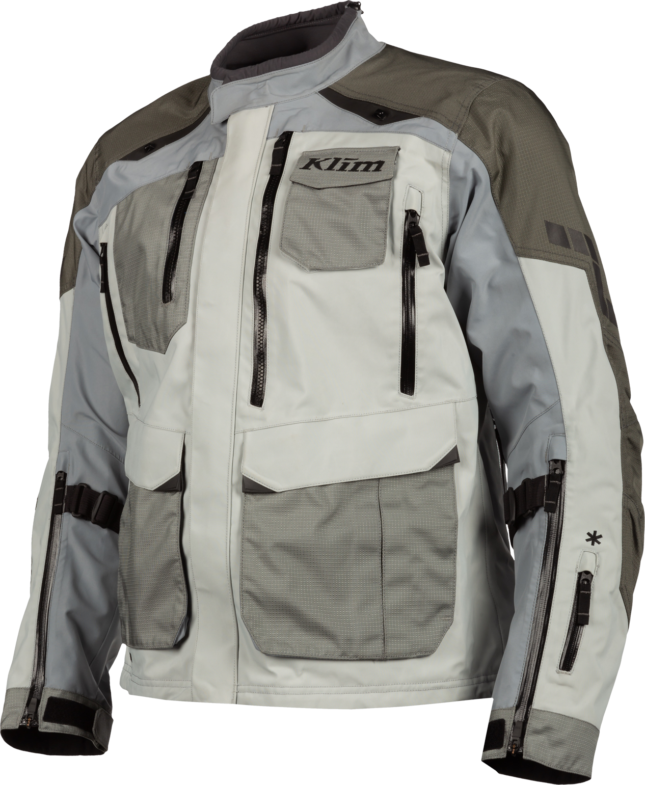 KLIM Giacca Moto  Carlsbad Grigio Chiaro