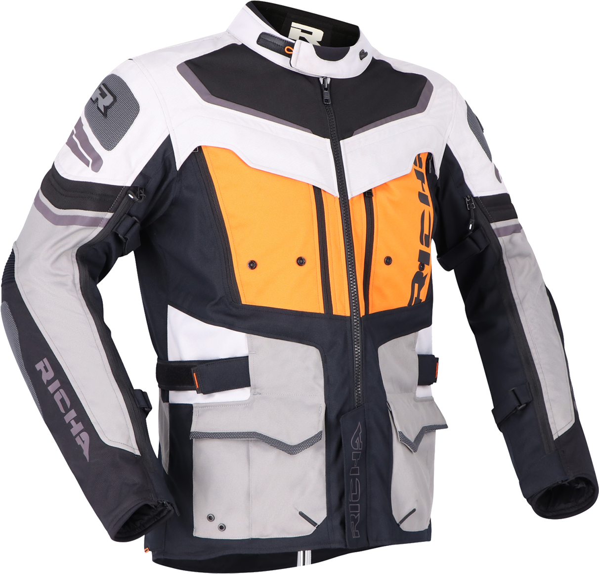 Richa Giacca Moto  Infinity 2 Adventure Grigio-Arancio