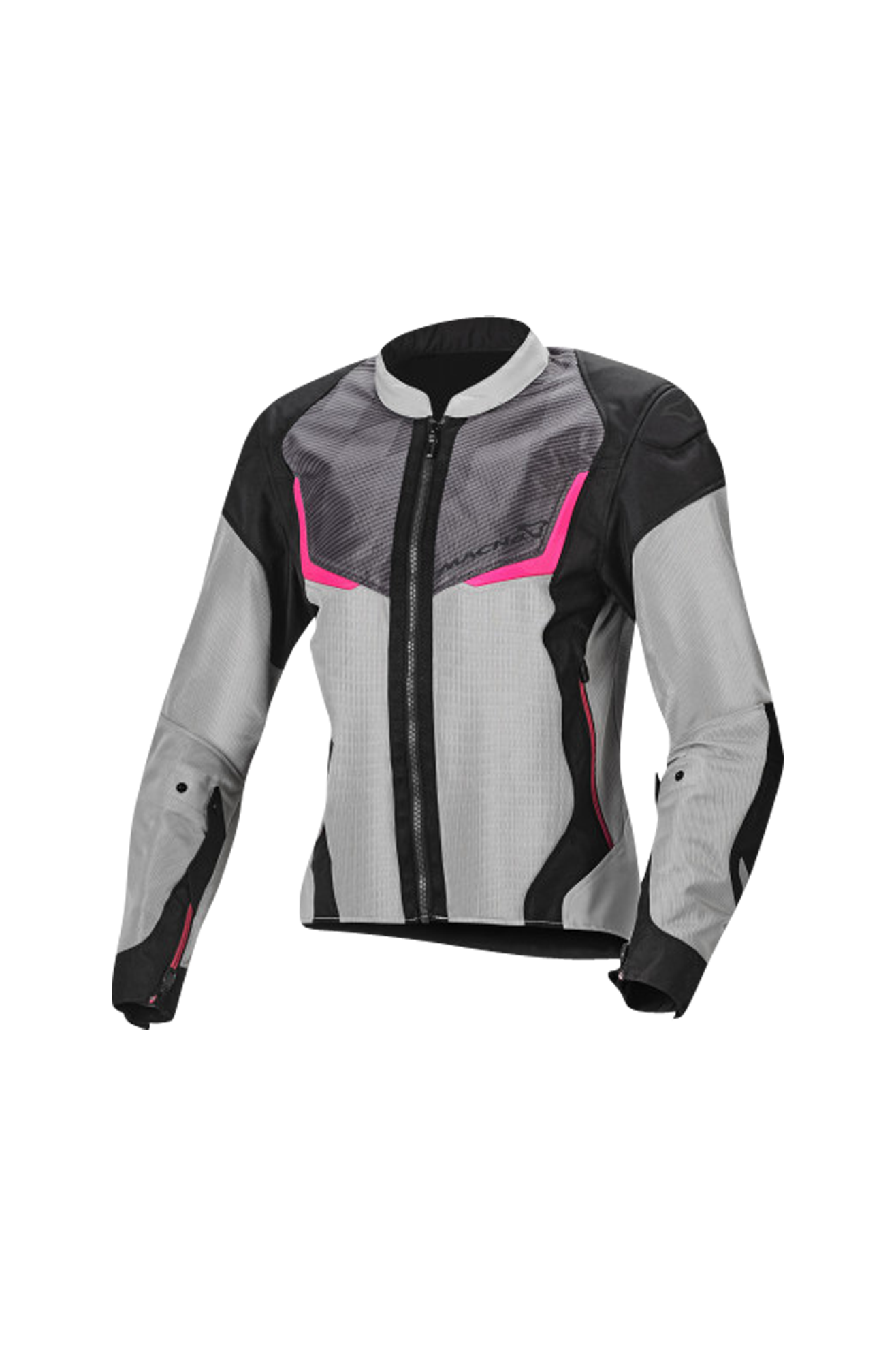 Macna Giacca Moto Donna  Orcano Rosa-Bianco