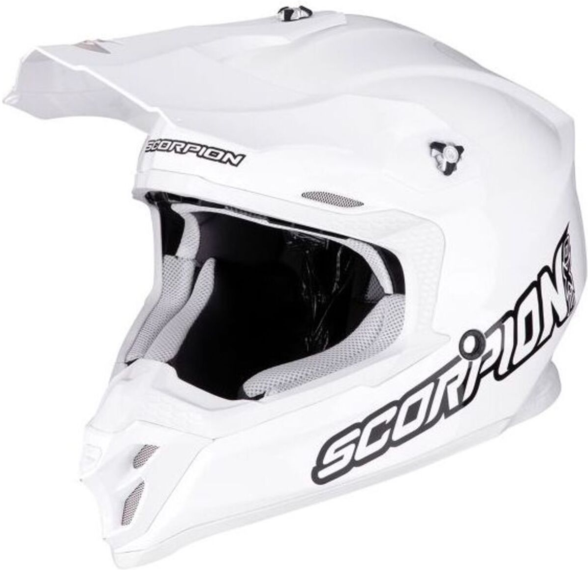 Scorpion Casco Cross  MX VX-16 EVO AIR Solid Bianco