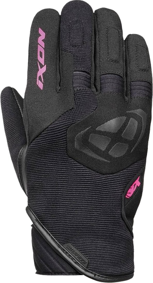 Ixon Guanti Moto Donna  MS Mig WP Nero-Fucsia