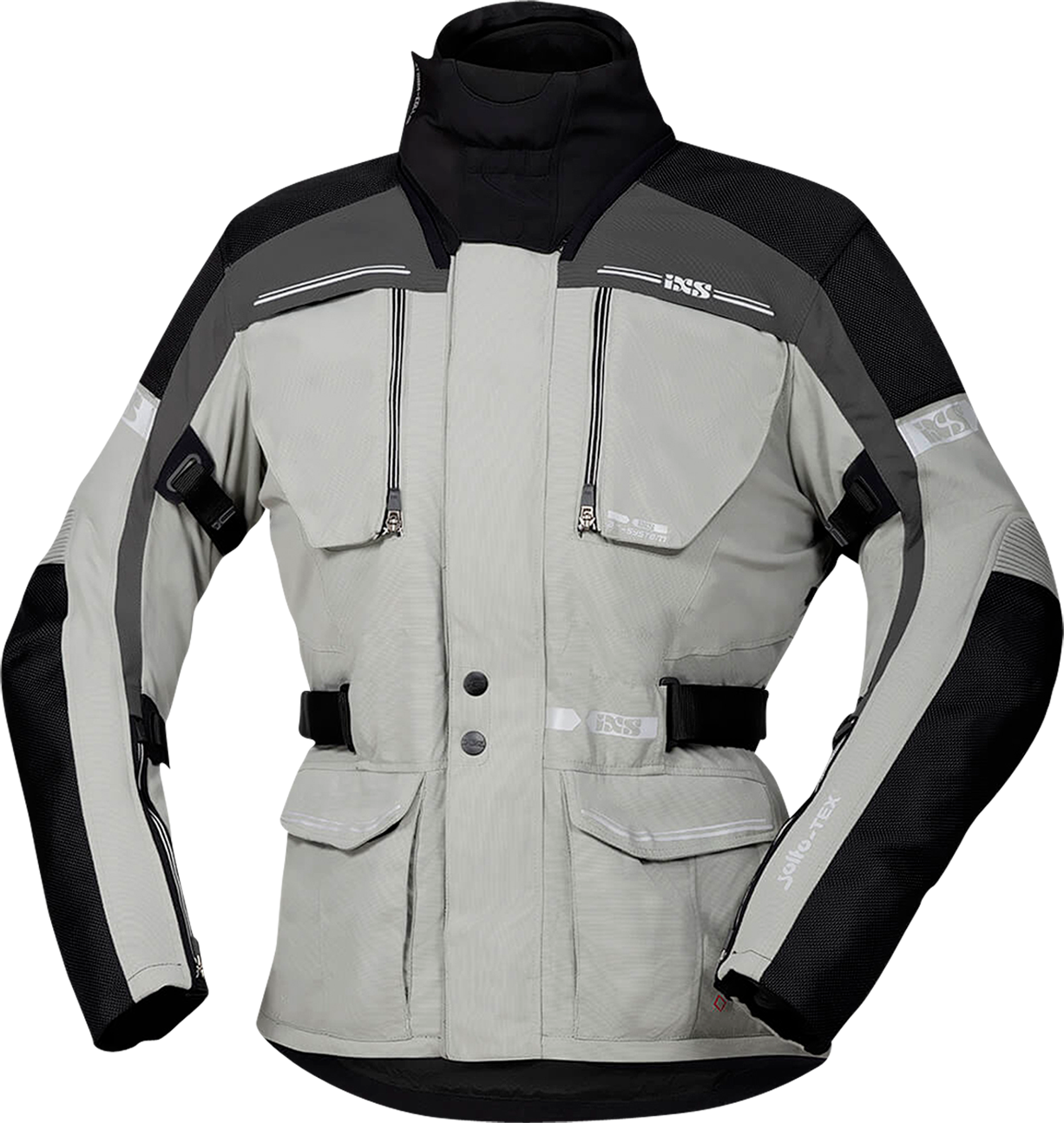 iXS Giacca Moto  Traveler-ST Nero-Grigio