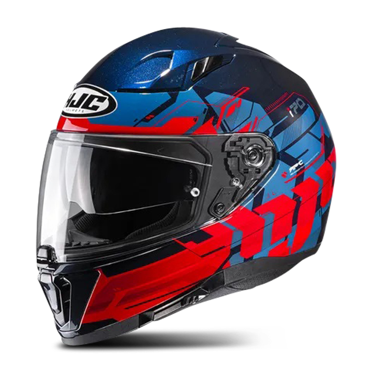 HJC Casco Integrale  i70 Alligon Blu-Rosso