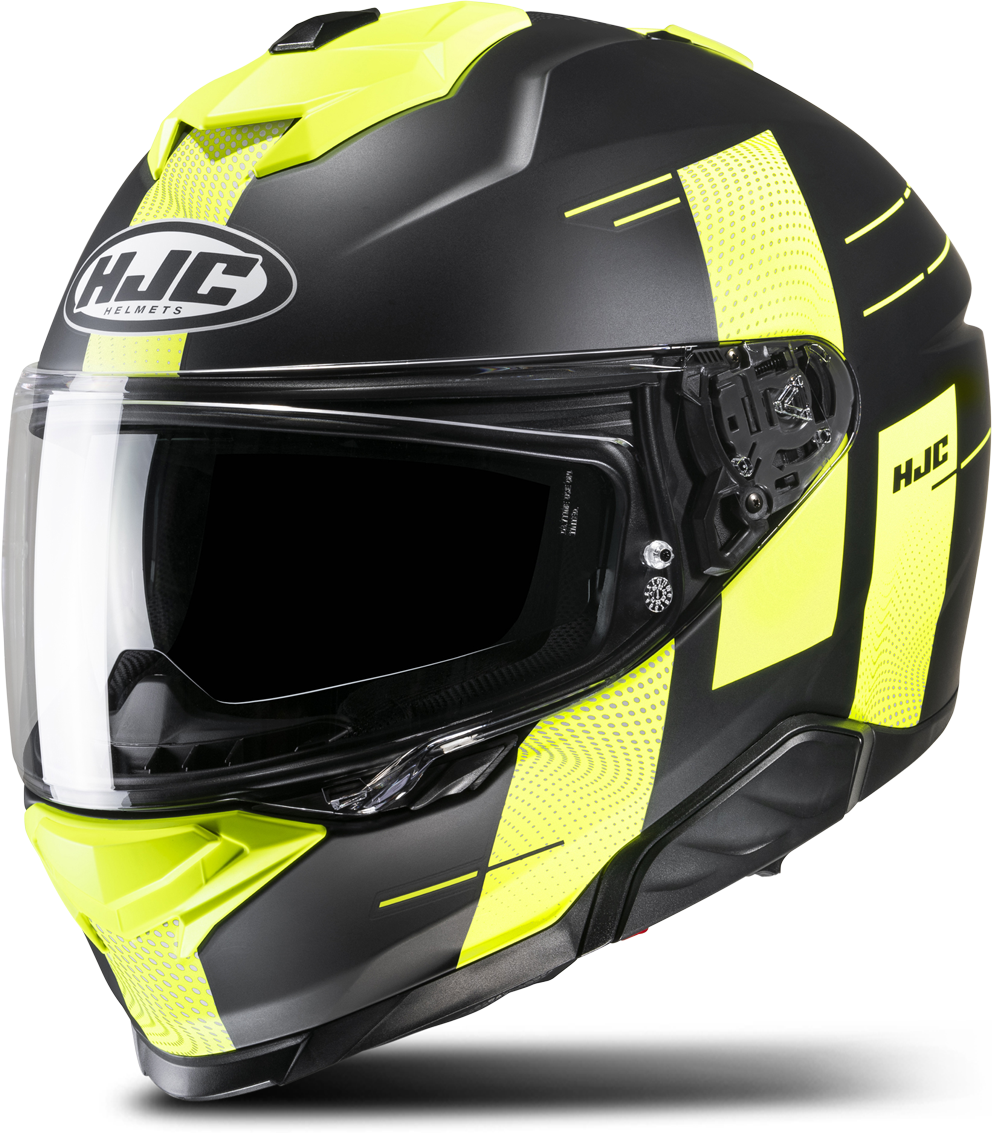 HJC Casco Integrale  i71 Peka Giallo Fluo