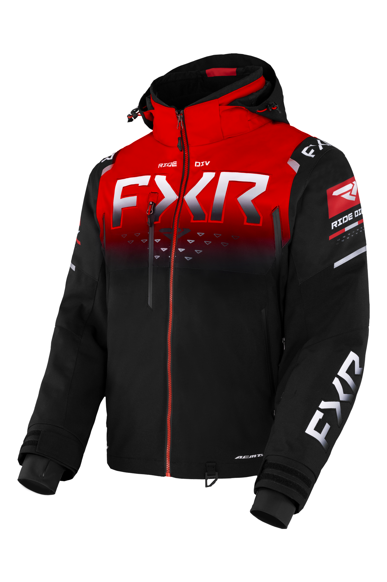 FXR Giacca  Helium X 2 in 1 Nero-Rosso