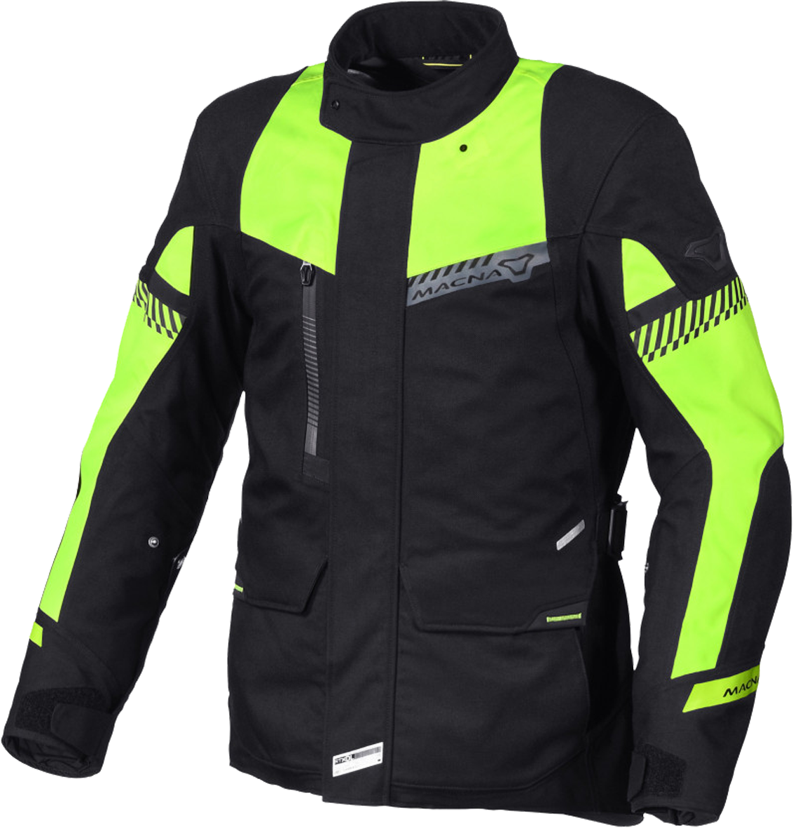 Macna Giacca Moto  Aspire Nero-Giallo