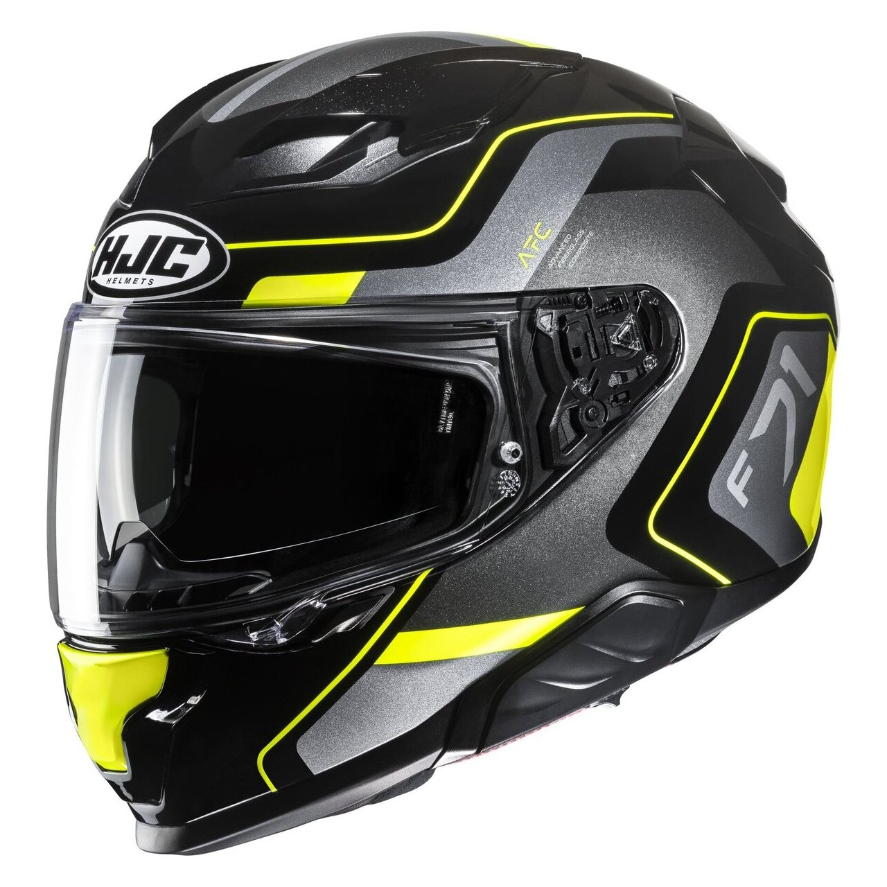 HJC Casco Integrale  F71 Arcan MC3H Nero-Giallo Fluo