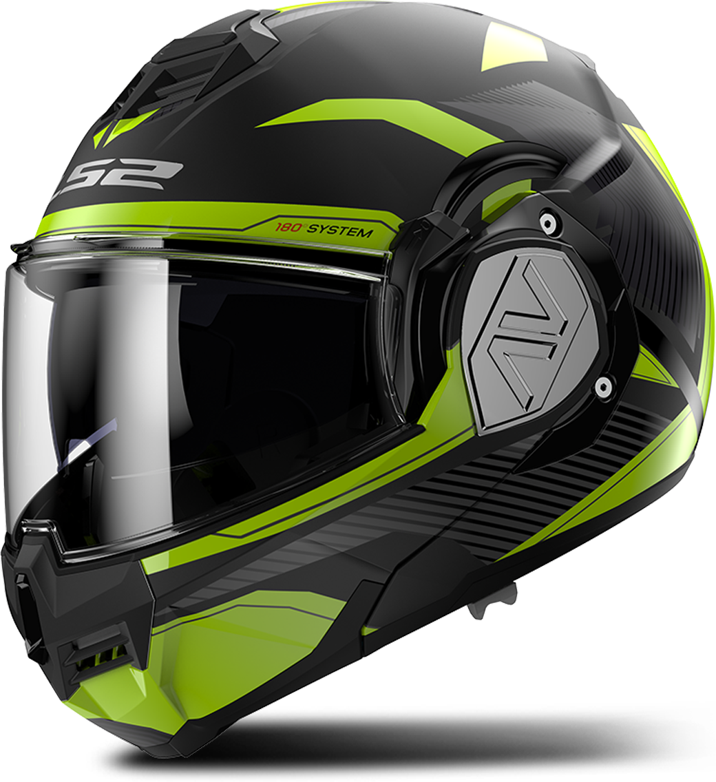 LS2 Casco Modulare  FF906 Advant Revo Nero H-V-Giallo