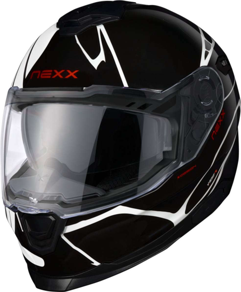 Nexx Casco Integrale Y.100 Lato B Nero-Bianco