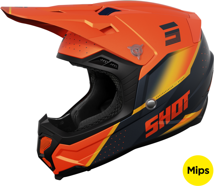 Shot Race Gear Casco Cross Shot Core Honor Arancio