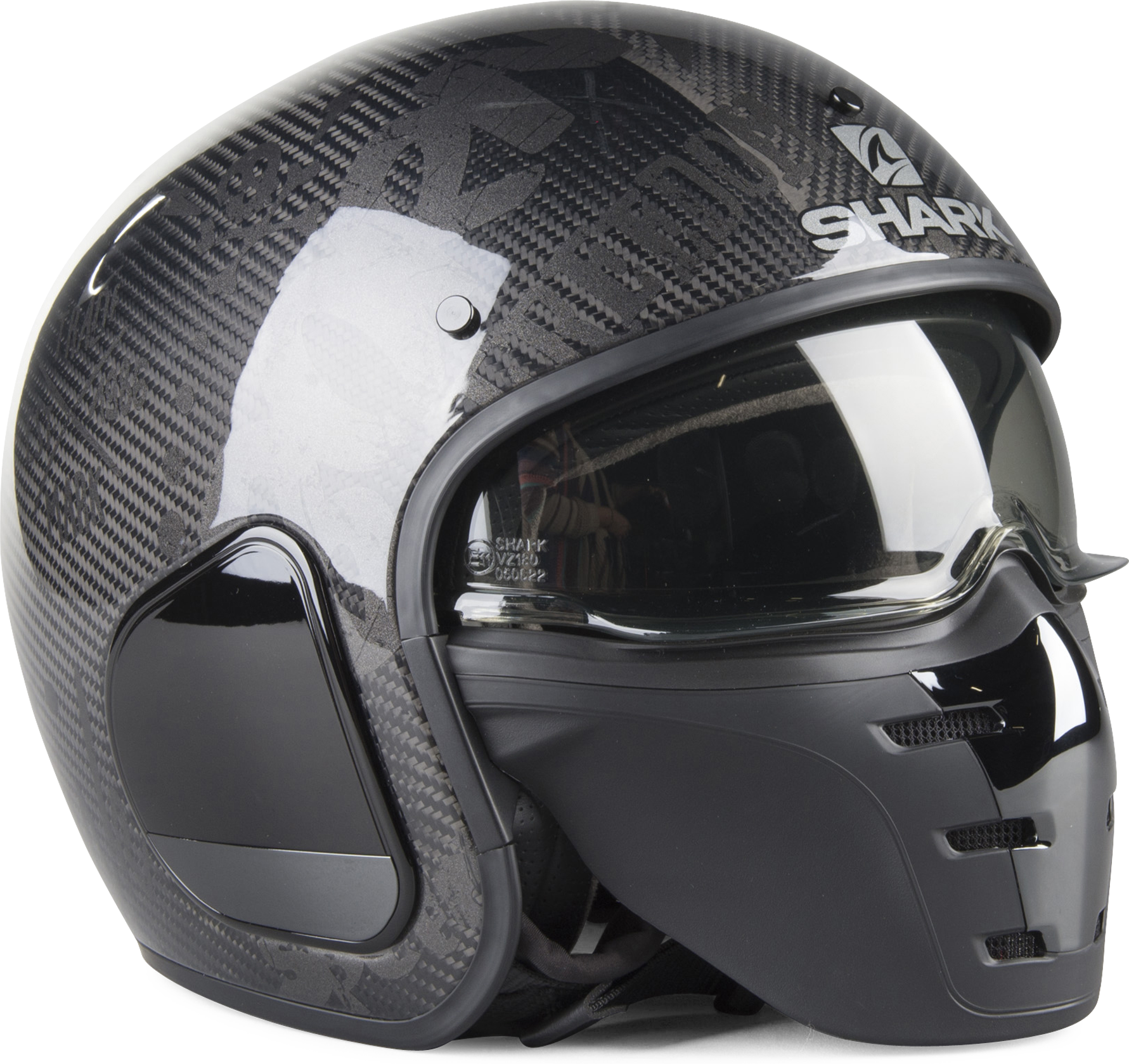 Shark Casco S-Drak Freestyle Fibra di carbonio-Antracite