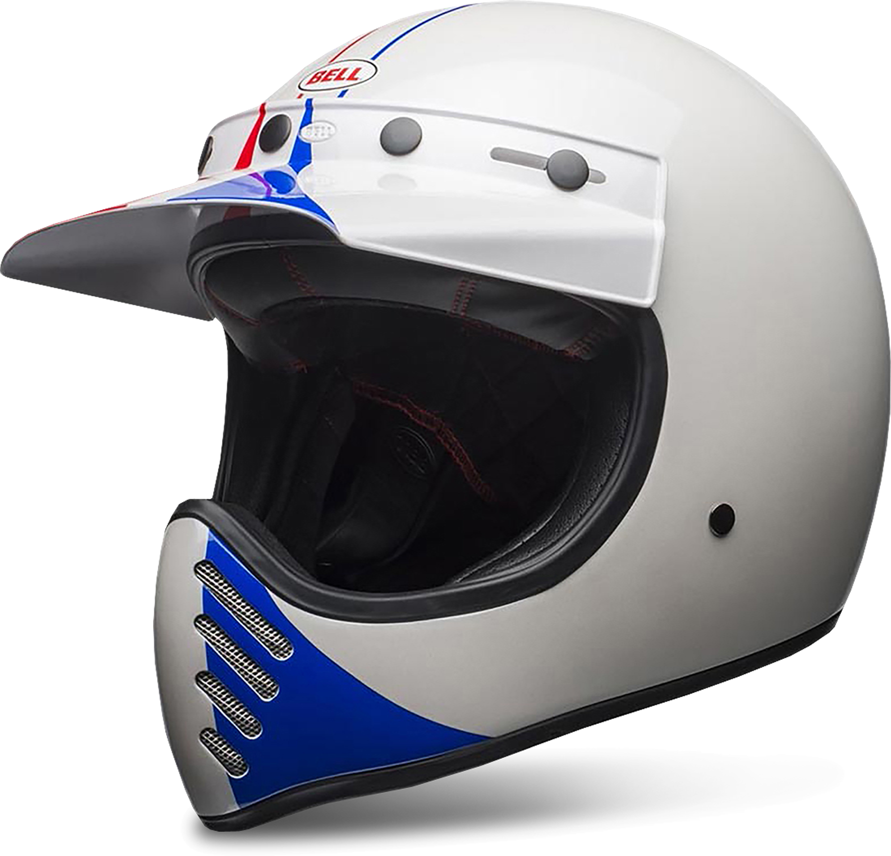 Bell Casco Integrale Moto-3 Ace GP66 Bianco-Rosso