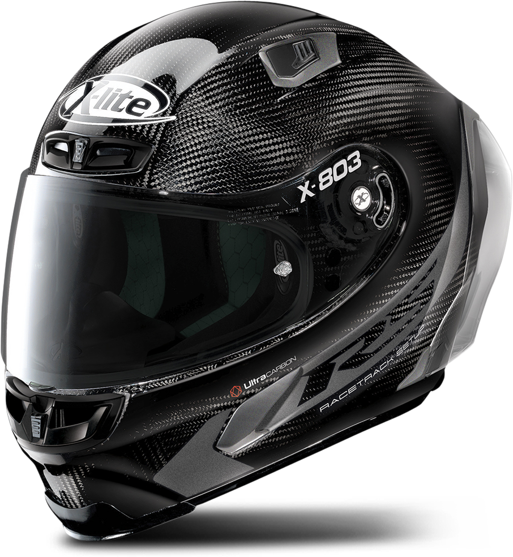 X-Lite Casco Integrale X-803 RS U.C. Hot Lap Carbonio-Antracite