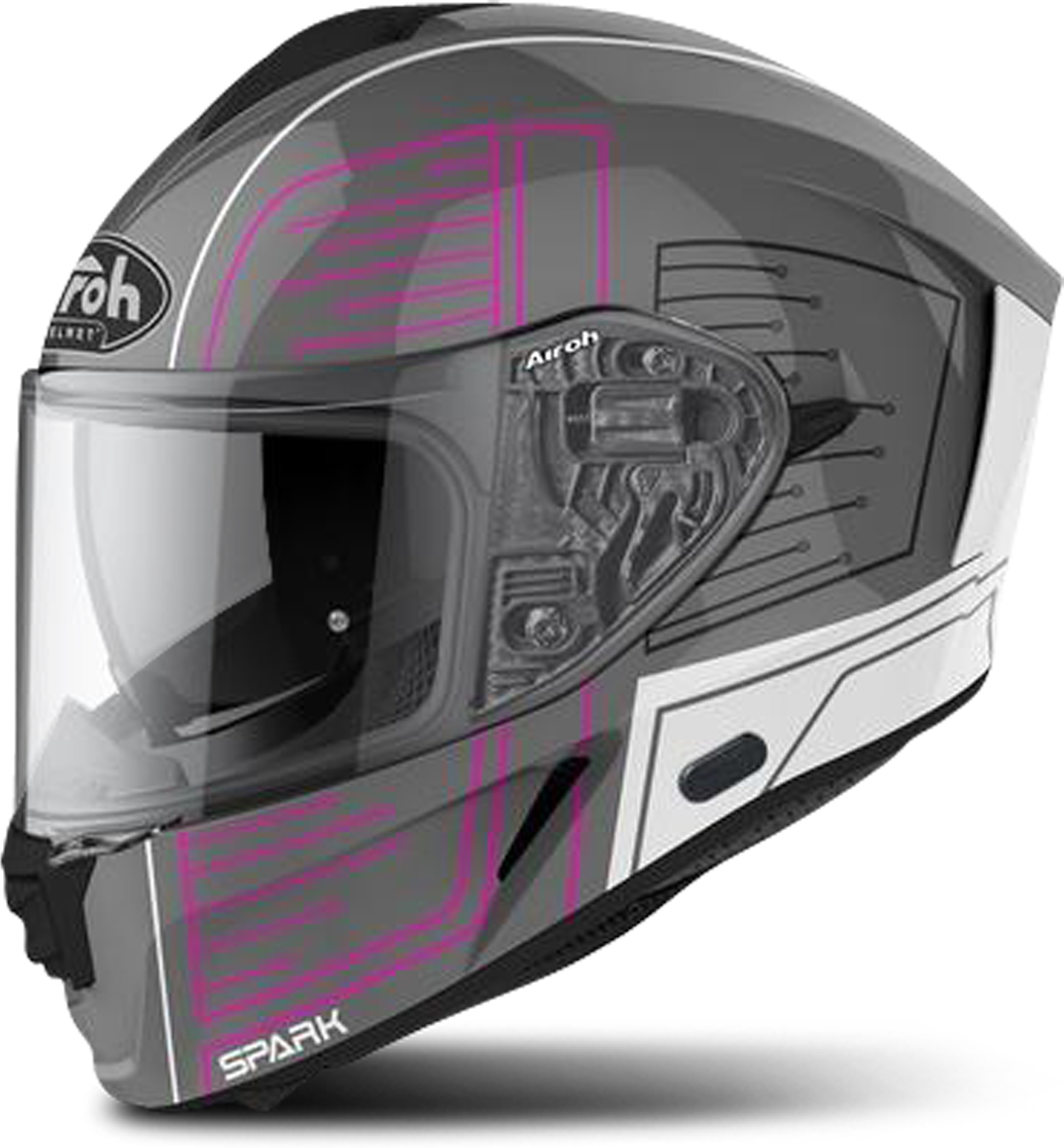 Airoh Casco Integrale Spark Cyrcuit Rosa