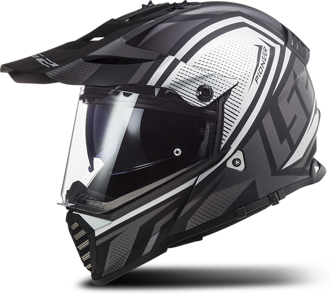 LS2 Casco Integrale MX436 Pioneer Evo Master Grigio