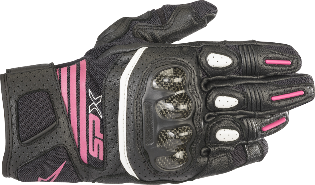 Alpinestars Guanti Moto Donna Stella SP X Air Carbon V2 Nero-Fucsia