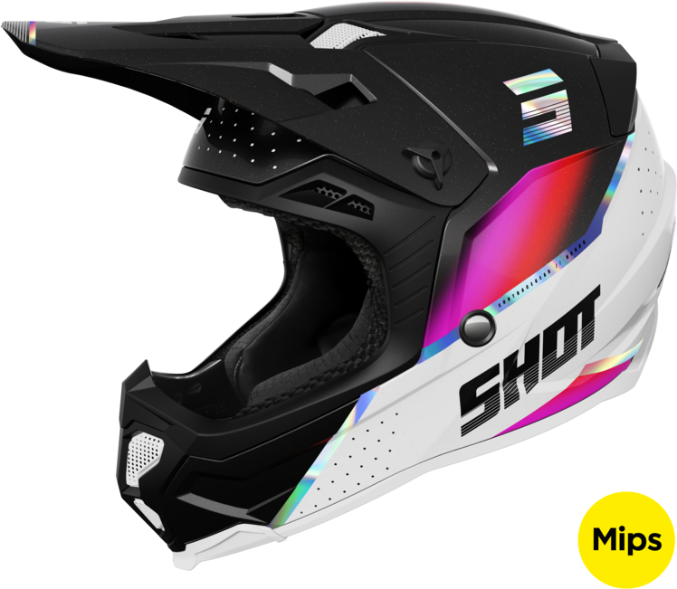 Shot Race Gear Casco Cross Shot Core Honor Olografico Perlato