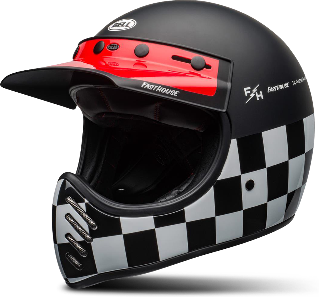 Bell Casco Integrale MOTO-3 Fasthouse Checkers