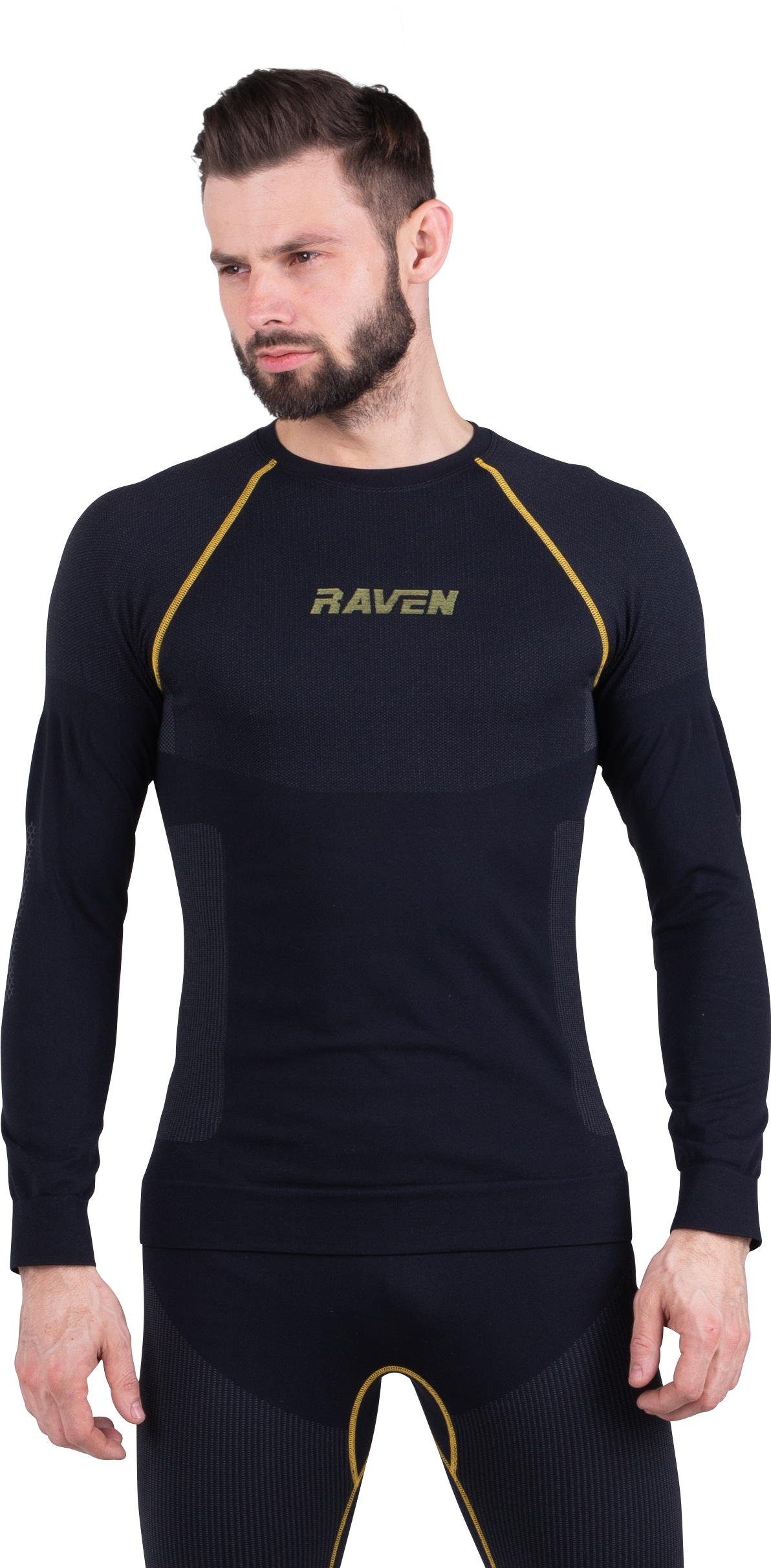 Raven Maglia Intima Seamless Body Mapping Nera