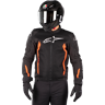 Alpinestars Giacca  T-Fuse Sport Shell Impermeabile Nero-Rosso Fluo