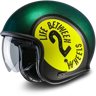 HJC Casco Jet  V30 Harvey Verde-Giallo