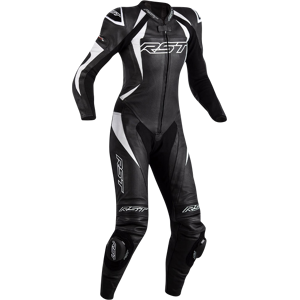 RST Tuta in Pelle Donna  TracTech Evo 4 Nero-Bianco