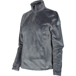 KLIM Maglia Donna  Cascade 1/4 Zip Grigio-Blu