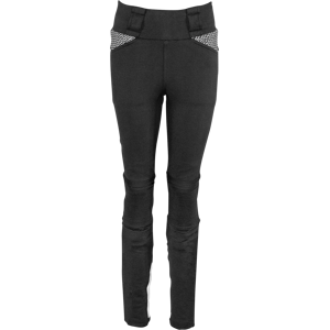 Rusty Stitches Leggings Moto Donna  Claudia V2 Nero-Bianco