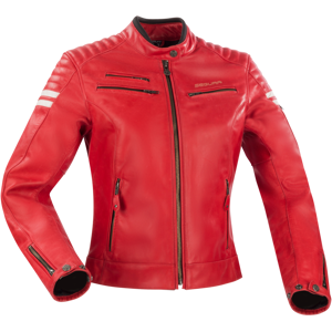 Segura Giacca Moto Donna  Lady Funky Rosso-Bianco