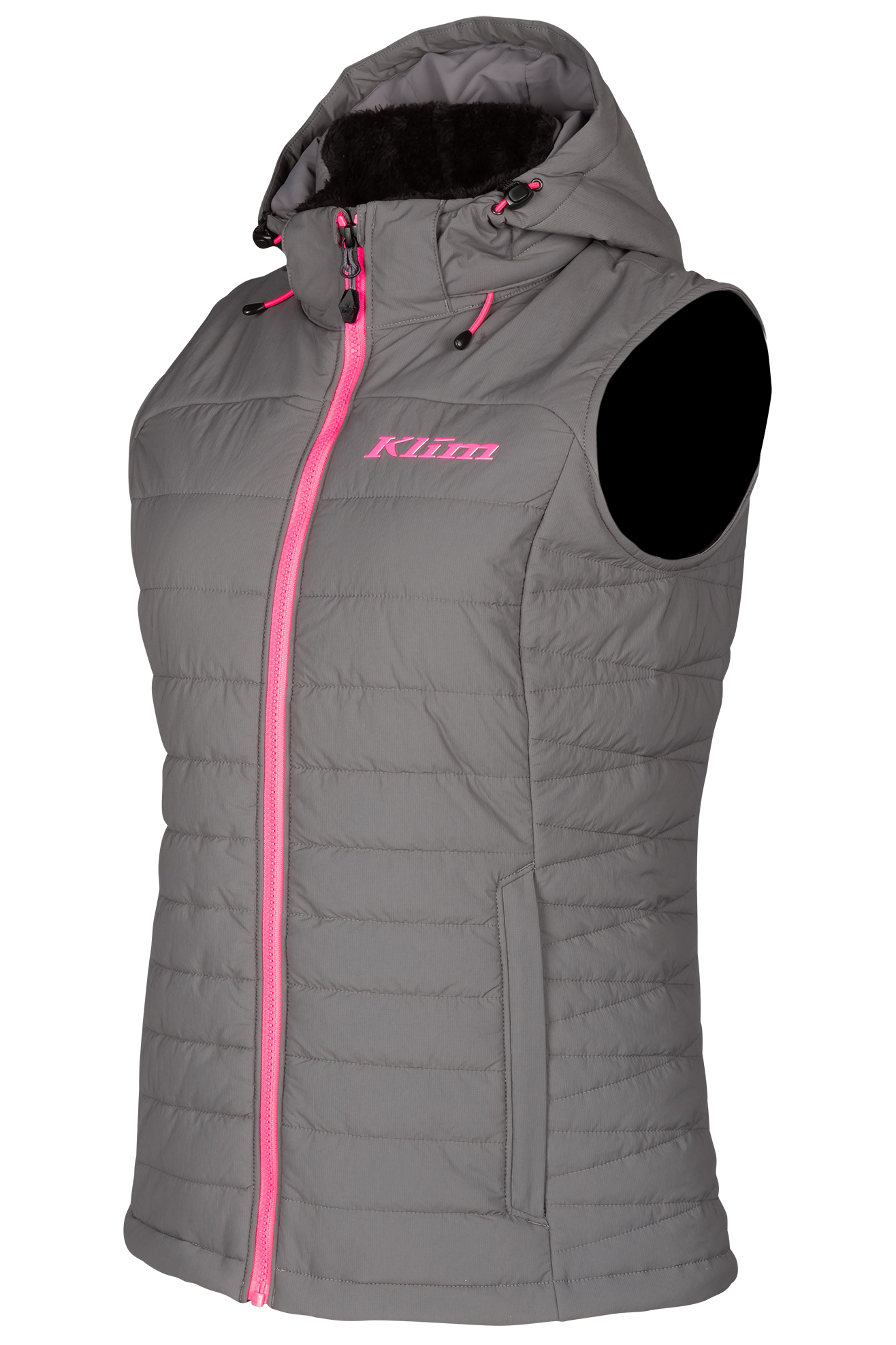 KLIM Gilet Donna  Arise Knockout Rosa-Grigio Castlerock