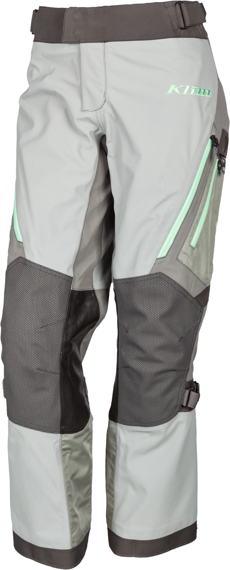 KLIM Pantaloni Moto Donna  Artemis Grigio-Menta