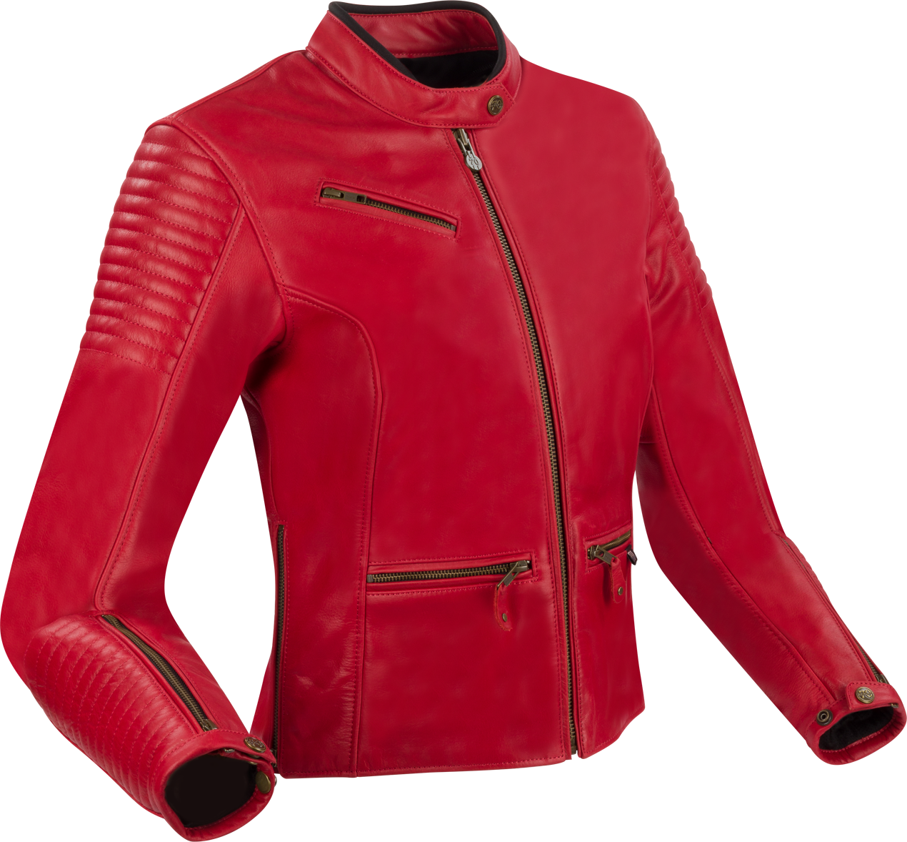 Segura Giacca Moto Donna  Curve Rossa